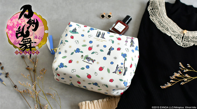 「ボックスポーチ」太郎太刀・次郎太刀 2,970円（税込）（C）2015 EXNOA LLC/Nitroplus