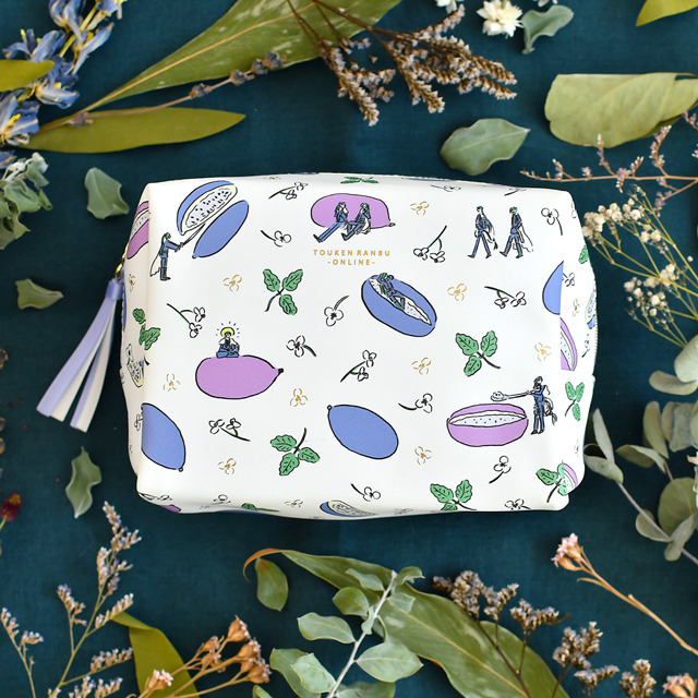 「ボックスポーチ」にっかり青江・数珠丸恒次 2,970円（税込）（C）2015 EXNOA LLC/Nitroplus