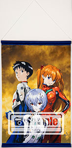 貞本義行「新世紀エヴァンゲリオン」B3タペストリー D　3,500円（税別）イラスト／貞本義行 （C）カラー