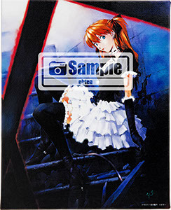 貞本義行「新世紀エヴァンゲリオン」F3キャンバスアート C　8,000円（税別）イラスト／貞本義行 （C）カラー
