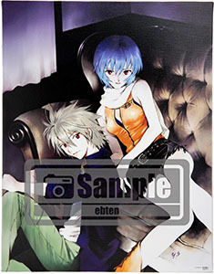 貞本義行「新世紀エヴァンゲリオン」F3キャンバスアート D　8,000円 （税別）イラスト／貞本義行 （C）カラー