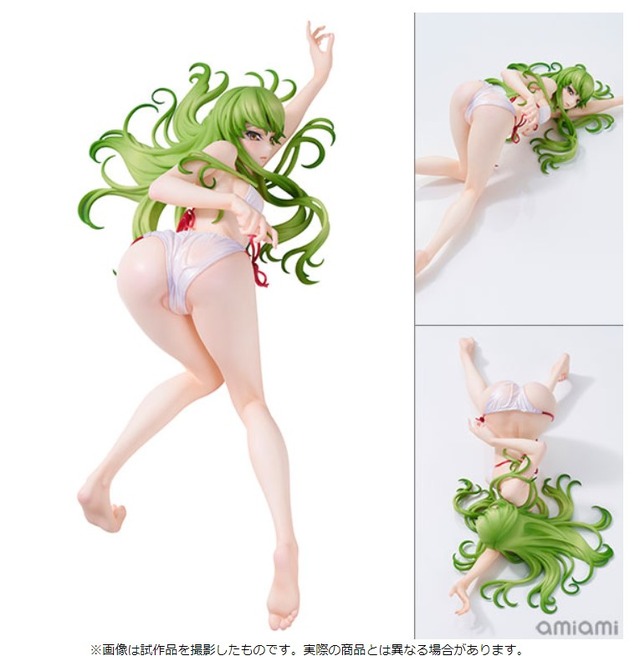 「コードギアス 反逆のルルーシュ C.C.水着ver. 完成品フィギュア」（C）SUNRISE／PROJECT L-GEASS Character Design（C）2006-2017 CLAMP・ST