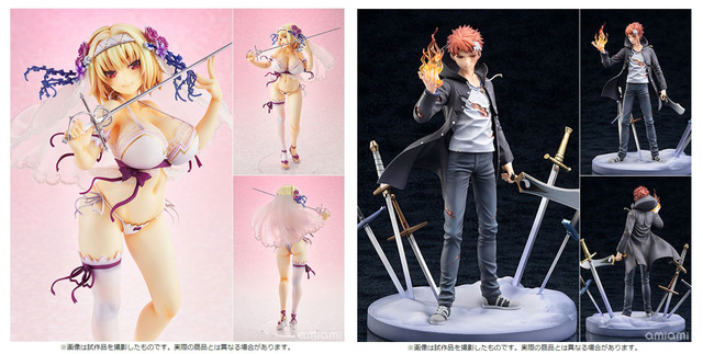 「ノラと皇女と野良猫ハート2 ルーシア・オブ・エンド・サクラメント 限定版 1/7スケール完成品フィギュア」（C）HARUKAZE／「劇場版Fate/kaleid liner プリズマ☆イリヤ 雪下の誓い 衛宮士郎 1/7スケール完成品フィギュア」（C）2017 ひろやまひろし・TYPE-MOON／KADOKAWA／「劇場版プリズマ☆イリヤ」製作委員会