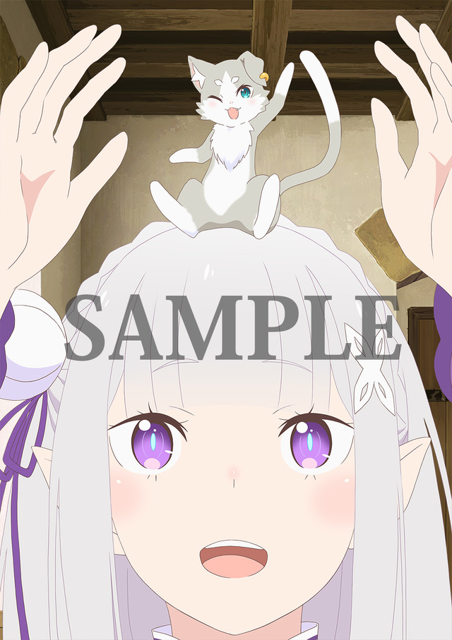 Blu-ray & DVD Re:ゼロから始める異世界生活 2nd season　アニメイト全巻購入特典：アニメ描き下ろしイラスト使用B2ブランケット(C)長月達平・株式会社KADOKAWA刊／Re:ゼロから始める異世界生活2製作委員会