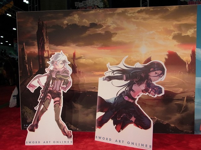 ソードアート・オンラインIIとキルラキルがお出迎え　アニプレックスブース＠AnimeExpo2014