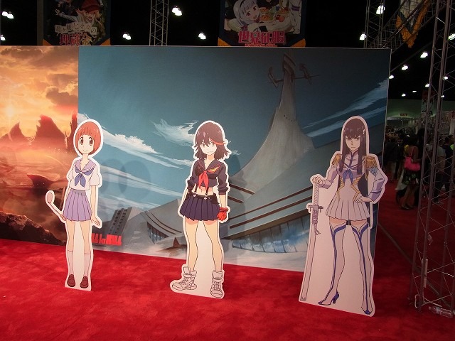 ソードアート・オンラインIIとキルラキルがお出迎え　アニプレックスブース＠AnimeExpo2014