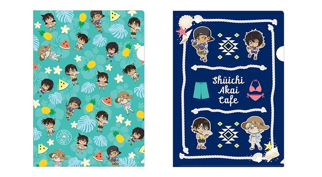 クリアファイル 2 種（ミニキャラ/赤井ファミリー）各 300 円（税込各 330 円）（C）青山剛昌／小学館・読売テレビ・TMS 1996