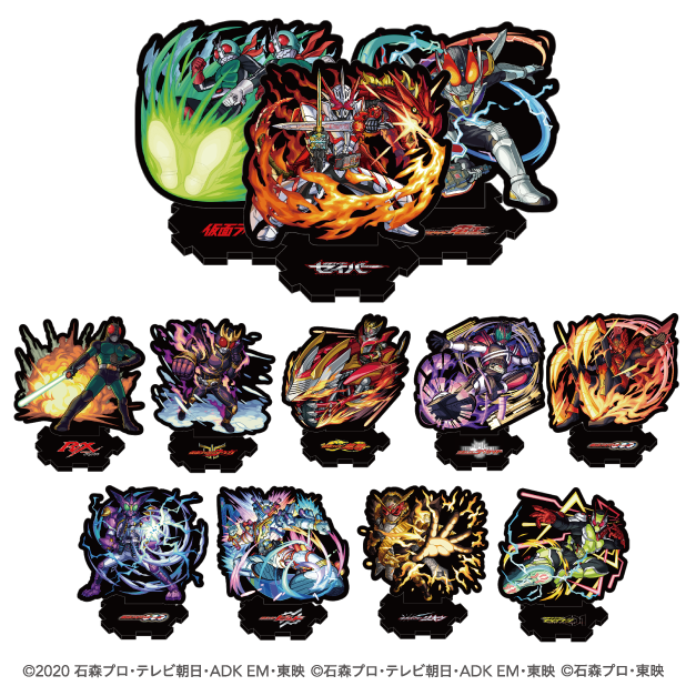 「仮面ライダーシリーズ×モンスト」コラボオリジナルグッズ（C）2020 石森プロ・テレビ朝日・ADK EM・東映（C）石森プロ・テレビ朝日・ADK EM・東映（C）石森プロ・東映（C）XFLAG