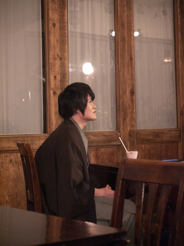 『僕ら的には理想の落語』第11話撮影時オフショット（C）ぼくらく