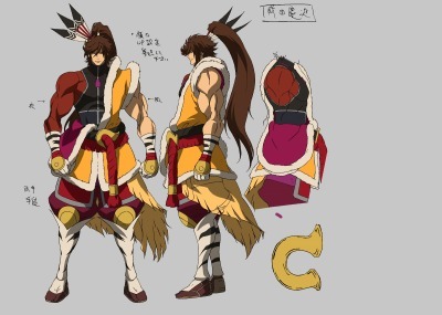 前田慶次(c)CAPCOM / BASARA JE