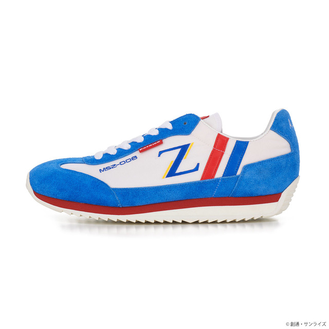 「STRICT-G ×PATRICK『機動戦士Zガンダム』スニーカー マラソン　Zガンダムモデル（ホワイト）」22,550円（税込／送料・手数料別途）（C）創通・サンライズ