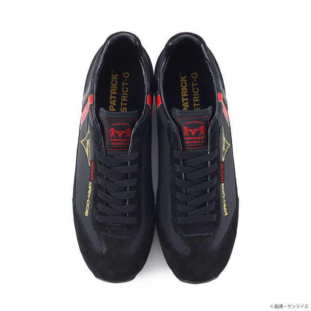 「STRICT-G ×PATRICK『機動戦士Zガンダム』スニーカー マラソン　サイコ・ガンダムモデル（ブラック）」22,550円（税込／送料・手数料別途）（C）創通・サンライズ