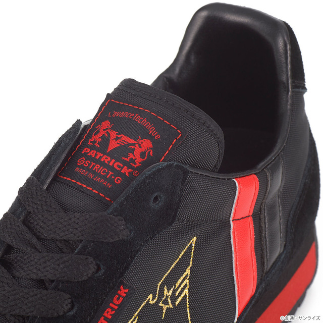 「STRICT-G ×PATRICK『機動戦士Zガンダム』スニーカー マラソン　サイコ・ガンダムモデル（ブラック）」22,550円（税込／送料・手数料別途）（C）創通・サンライズ