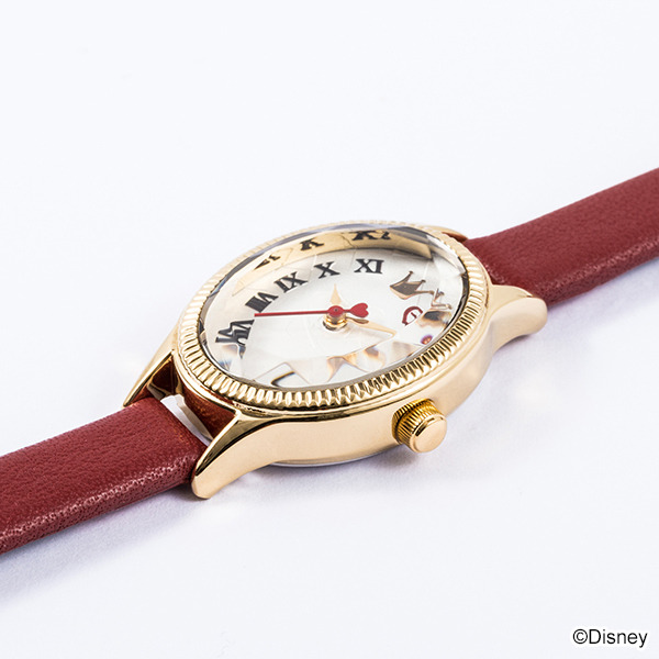『ディズニーツイステッドワンダーランド』デザイン腕時計 ハーツラビュル寮デザイン各15,180円(税込)（C）Disney