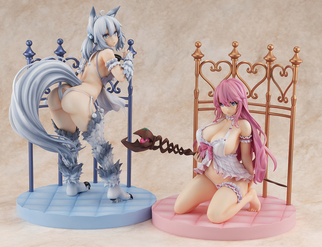 「『回復術士のやり直し』セツナ 原作版　1/7スケールフィギュア」「『回復術士のやり直し』フレイア 原作版 1/7スケールフィギュア」（C）Rui Tsukiyo,Siokonbu/KADOKAWA