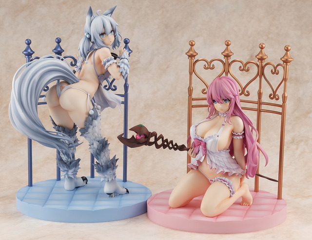 「『回復術士のやり直し』セツナ 原作版 1/7スケールフィギュア」「『回復術士のやり直し』フレイア 原作版 1/7スケールフィギュア」（C）Rui Tsukiyo,Siokonbu/KADOKAWA