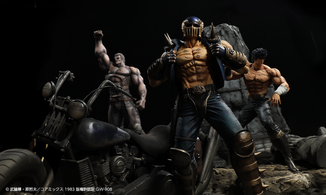 「ジャギ バイクベース」79,800円（税別）（C）武論尊・原哲夫/コアミックス 1983 版権許諾証GW-908