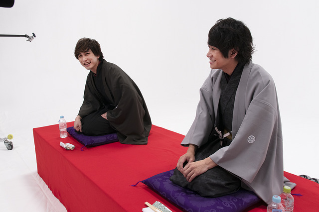 『僕ら的には理想の落語』第12話撮影時オフショット（C）ぼくらく