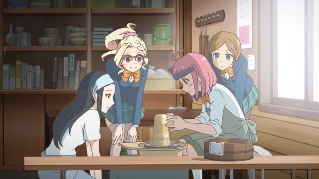 『やくならマグカップも』第1話アニメパート「はじめまして！陶芸部」先行場面カット（C）プラネット・日本アニメーション／やくならマグカップも製作委員会