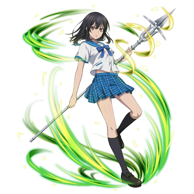 『ダンジョンに出会いを求めるのは間違っているだろうか～メモリア・フレーゼ～』×『ストライク・ザ・ブラッドIV』姫柊雪菜（制服）（C）大森藤ノ・SBクリエイティブ/ダンまち3 製作委員会（C）大森藤ノ・SBクリエイティブ/ダンまち3 製作委員会（C）WFS