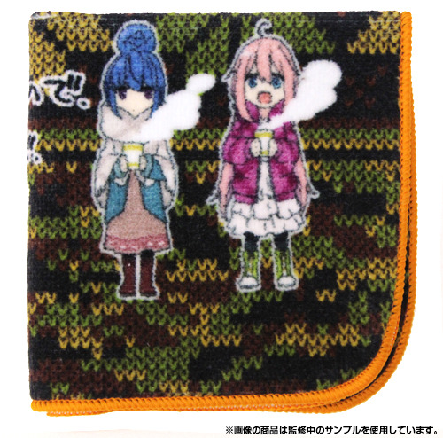 なでしこ＆リン フルカラーハンドタオル 715円（税込）(C)あfろ・芳文社／野外活動委員会