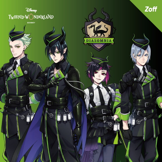 「『ディズニー ツイステッドワンダーランド』 Zoff アイウェアコレクション」ディアソムニア 11,100円（税込）（C）Disney