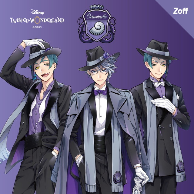 「『ディズニー ツイステッドワンダーランド』 Zoff アイウェアコレクション」オクタヴィネル 11,100円（税込）（C）Disney