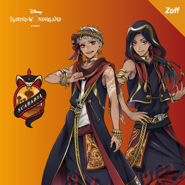 「『ディズニー ツイステッドワンダーランド』 Zoff アイウェアコレクション」スカラビア 11,100円（税込）（C）Disney