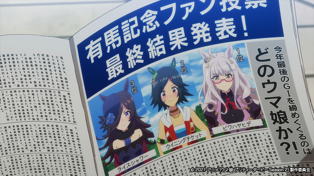 『ウマ娘 プリティーダービー Season2』第13話（最終話）「夢をかける」先行カット（C）2021 アニメ「ウマ娘 プリティーダービー Season 2」製作委員会