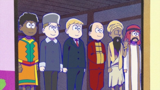 『おそ松さん』第1話先行カット（C）赤塚不二夫／おそ松さん製作委員会