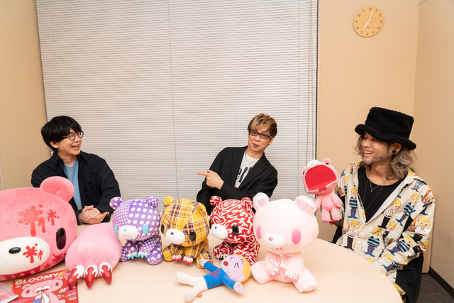 『いたずらぐまのグル～ミ～』放送直前インタビューの様子（C）MORI CHACK/GloomyPJ