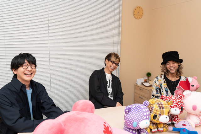 『いたずらぐまのグル～ミ～』放送直前インタビューの様子（C）MORI CHACK/GloomyPJ