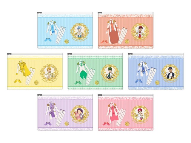 「スライダーポーチ（全7種）」各1,200円 （税込）（C）藤巻忠俊／集英社・黒子のバスケ製作委員会