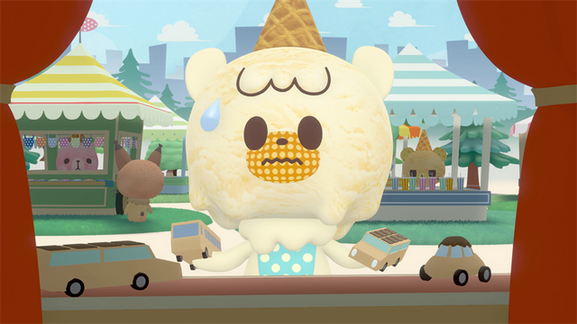 『iiiあいすくりん』第1話「バニランの一日」先行場面カット（C）シンエイ動画／あいすくりんs