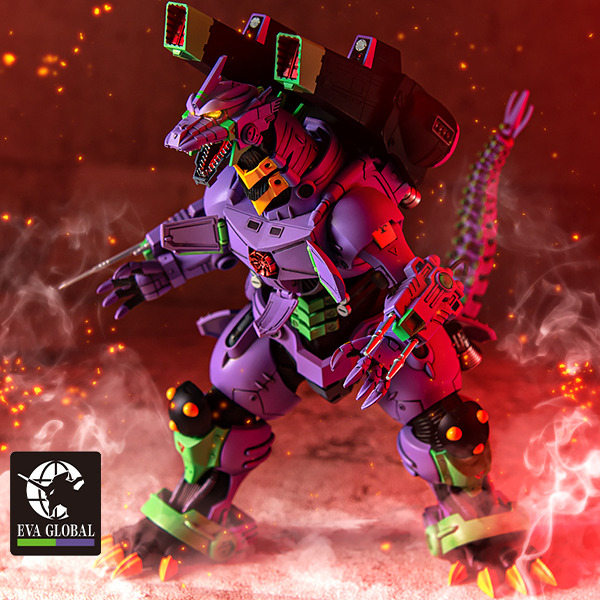 2位：【EVA GLOBAL】ゴジラ対エヴァ3式機龍 エヴァ初号機カラーVer.プラモデル