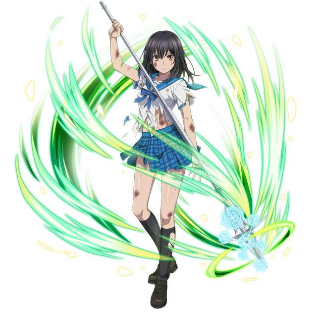 「姫柊 雪菜（CV: 種田梨沙）」（C）大森藤ノ・SBクリエイティブ/ダンまち3 製作委員会（C）WFS