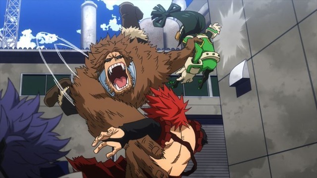 第91話「激突！A組VSB組」先行カット（C） 堀越耕平／集英社・僕のヒーローアカデミア製作委員会