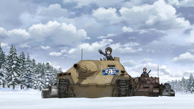 『ガールズ＆パンツァー 最終章』第3話 新PV場面カット（C）GIRLS und PANZER Finale Projekt