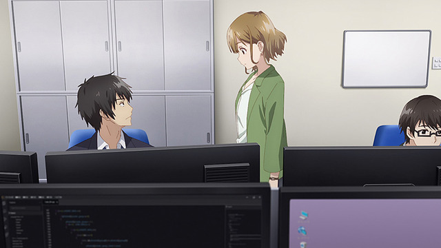 『ひげを剃る。そして女子高生を拾う。』第2話先行カット（C）しめさば・KADOKAWA／『ひげひろ』製作委員会