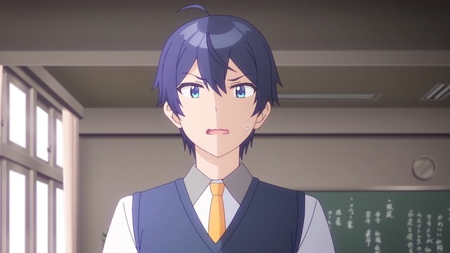 『幼なじみが絶対に負けないラブコメ』第1話「幼なじみが絶対に負けないラブコメ」先行場面カット（C）2021 二丸修一/KADOKAWA/おさまけ製作委員会