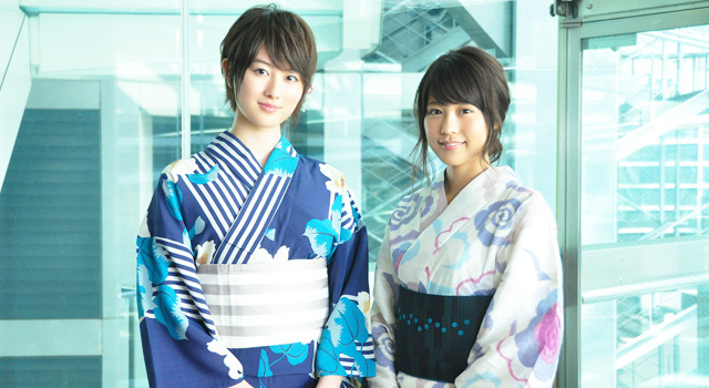 高月彩良（杏奈役）×有村架純（マーニー役）『思い出のマーニー』／Photo：Naoki Kurozu