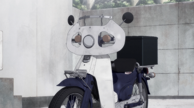 『スーパーカブ』第3話先行カット（C）Tone Koken,hiro/ベアモータース