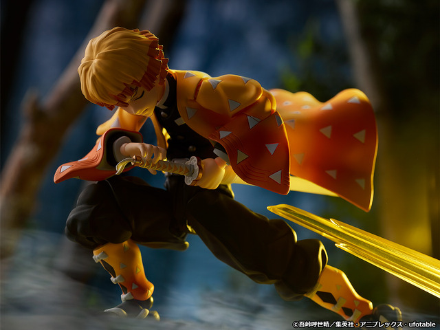 「figma 我妻善逸 DXエディション／ figma 我妻善逸」【DX】10,500円（税込）／【通常版】8,800円(税込)（C）吾峠呼世晴／集英社・アニプレックス・ufotable