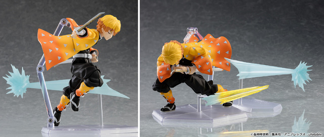 「figma 我妻善逸 DXエディション／ figma 我妻善逸」【DX】10,500円（税込）／【通常版】8,800円(税込)（C）吾峠呼世晴／集英社・アニプレックス・ufotable