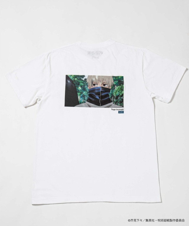 「呪術廻戦 バックプリントTシャツ 狗巻棘」大人用：5,500円（税込）／子供用：4,400円（税込）（C）芥見下々／集英社・呪術廻戦製作委員会