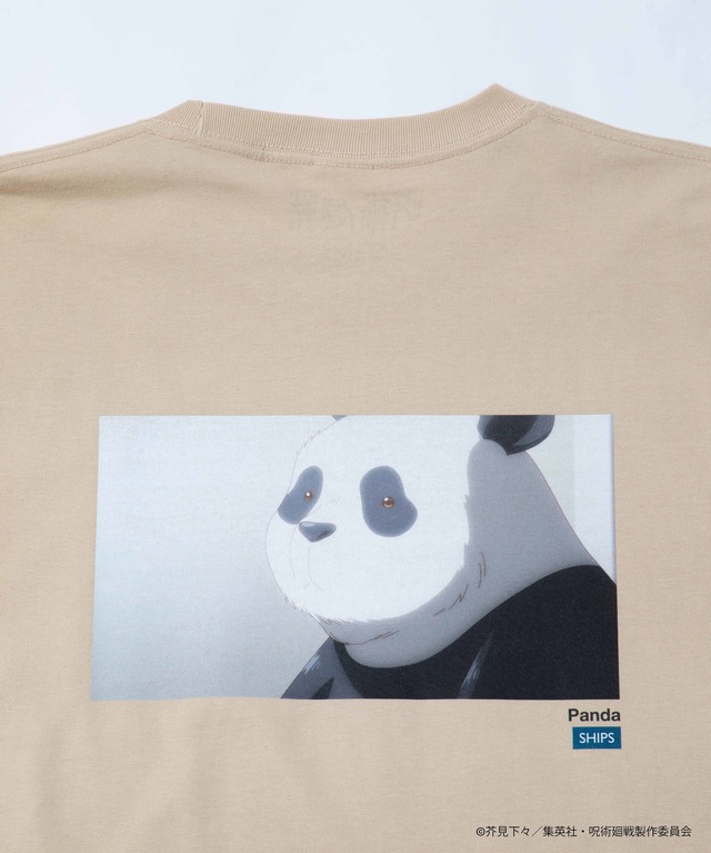 「呪術廻戦 バックプリントTシャツ パンダ」大人用：5,500円（税込）／子供用：4,400円（税込）（C）芥見下々／集英社・呪術廻戦製作委員会
