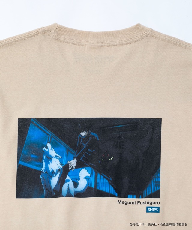 「呪術廻戦 バックプリントTシャツ 伏黒 恵」大人用：5,500円（税込）／子供用：4,400円（税込）（C）芥見下々／集英社・呪術廻戦製作委員会