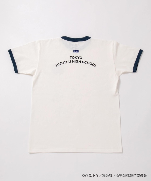 「呪術高専リンガーTシャツ」大人用のみ：5,500円（税込）（C）芥見下々／集英社・呪術廻戦製作委員会