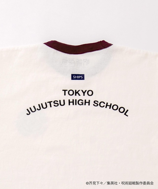 「呪術高専リンガーTシャツ」大人用のみ：5,500円（税込）（C）芥見下々／集英社・呪術廻戦製作委員会