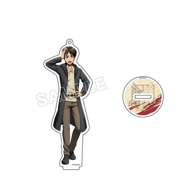 進撃の巨人／描き下ろしアクリルフィギュア エレン(待ち合わせ)　Ｓ：1,320円（税込）／Ｍ：1,980円（税込）／Ｌ：2,750円（税込）(c) 諫山創・講談社／「進撃の巨人」The Final Season製作委員会